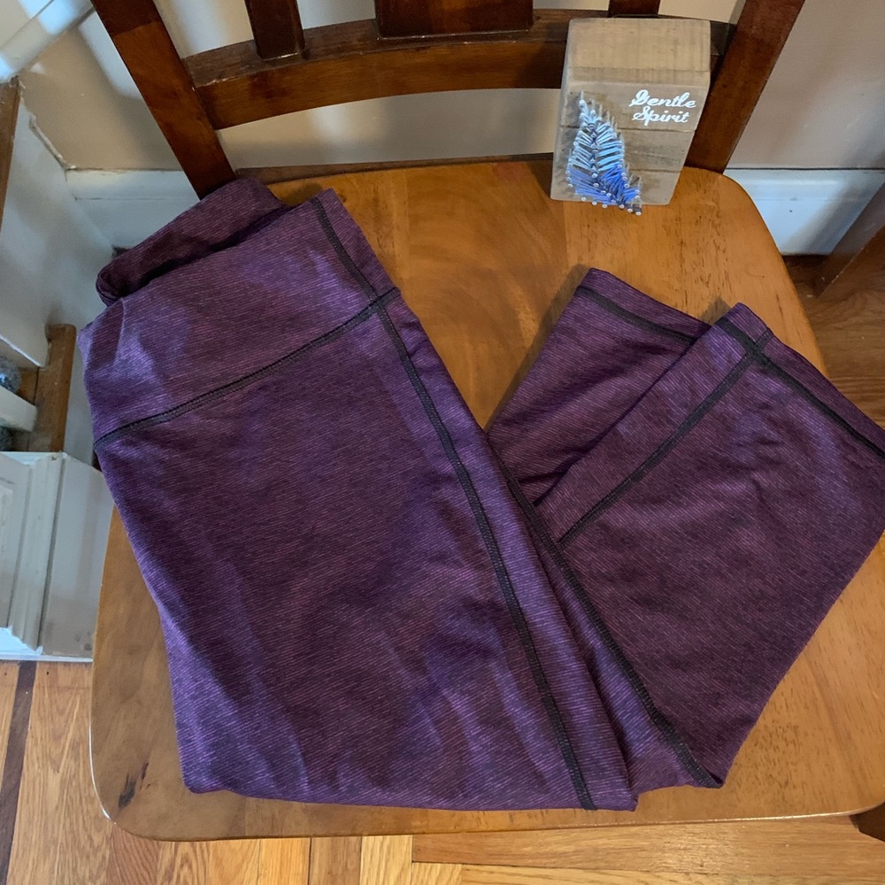 Tek Gear Drytek workout purple/black capri